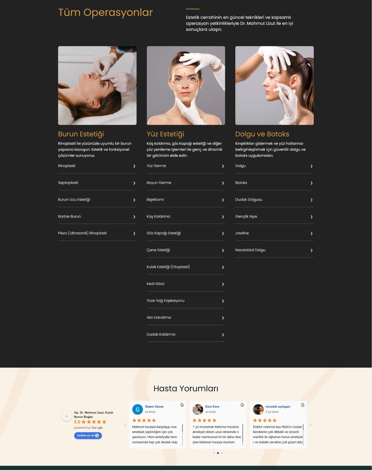 Dr. Mahmut Uzut - Website Bölüm 2